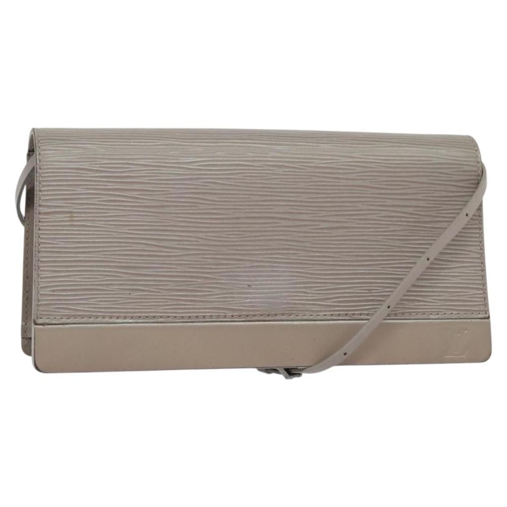 LOUIS VUITTON Epi Honfleur Clutch Bag Lilac M5273B LV Auth 116972